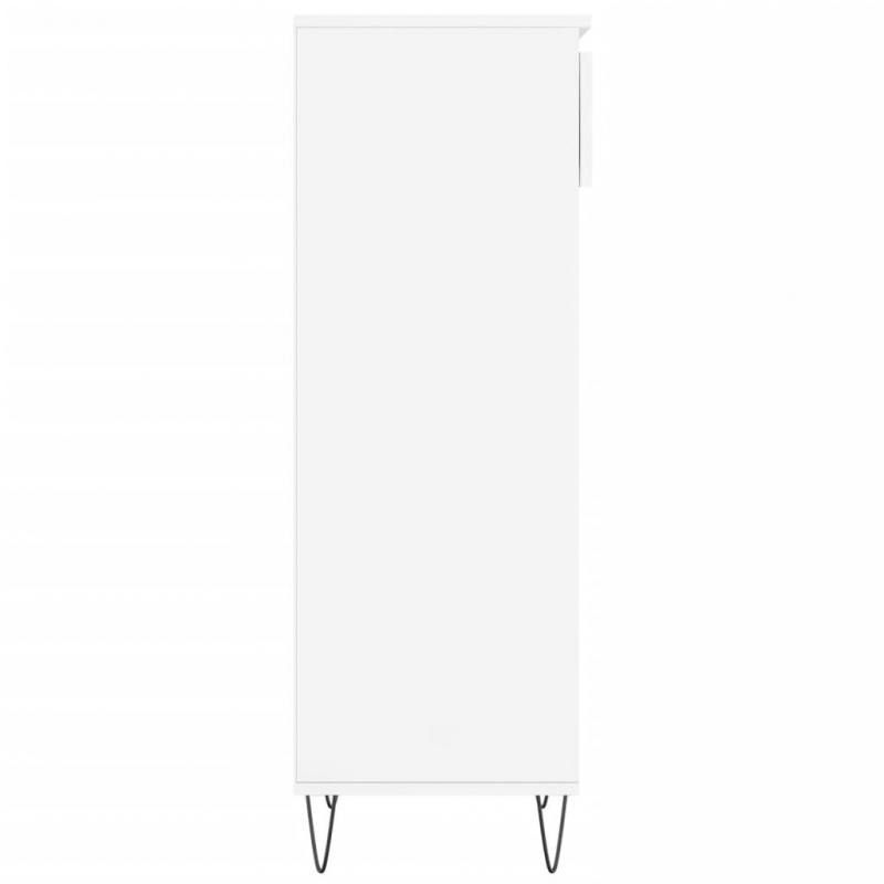 Schuhschrank Hochglanz-Weiß 40x36x105 cm Holzwerkstoff