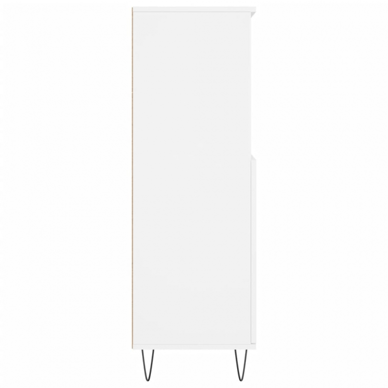 Highboard Weiß 60x36x110 cm Holzwerkstoff