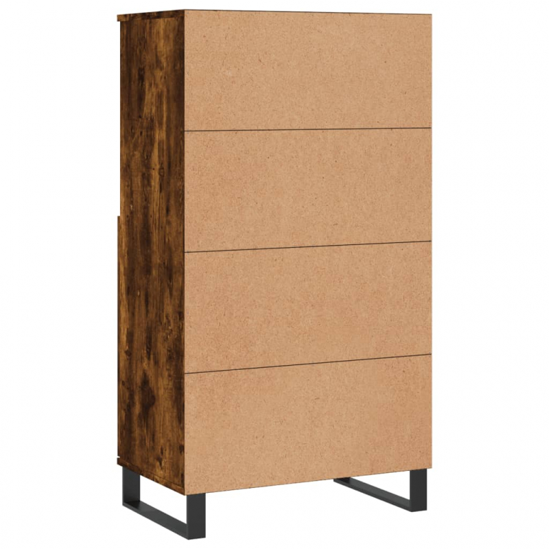 Highboard Räuchereiche 60x36x110 cm Holzwerkstoff