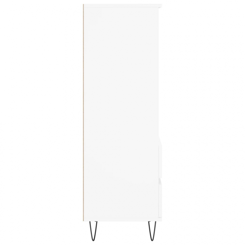 Highboard Weiß 40x36x110 cm Holzwerkstoff