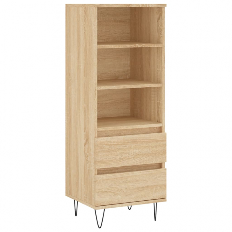 Highboard Sonoma-Eiche 40x36x110 cm Holzwerkstoff