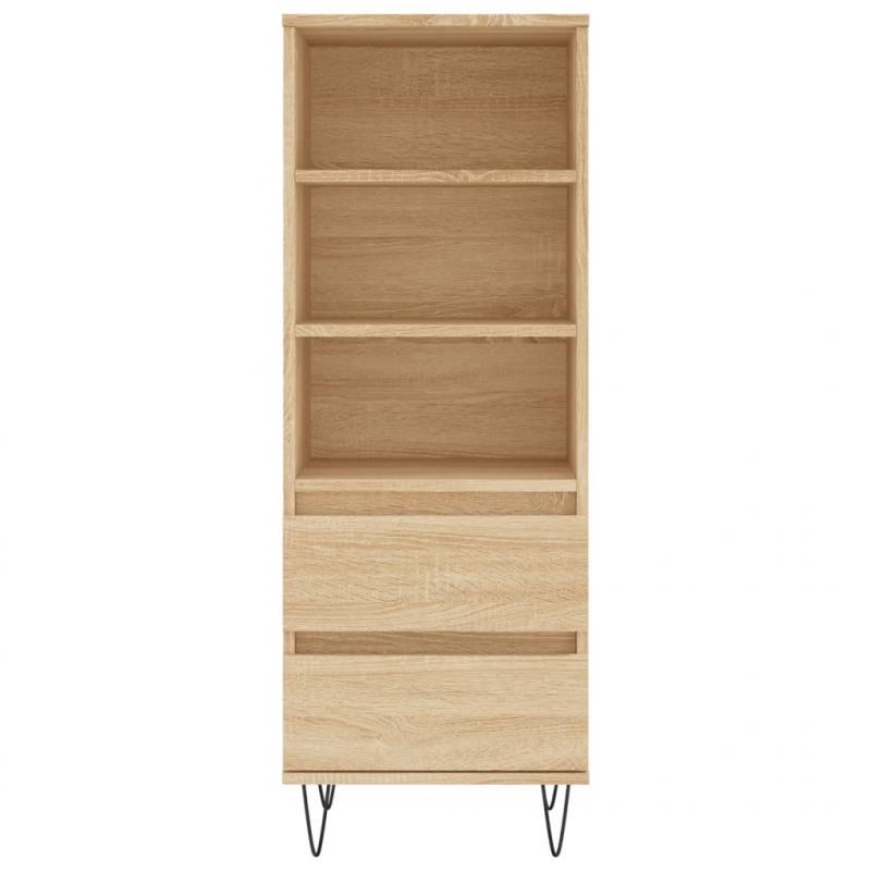 Highboard Sonoma-Eiche 40x36x110 cm Holzwerkstoff