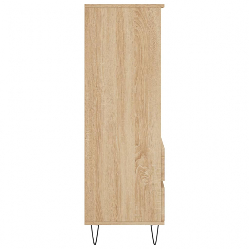 Highboard Sonoma-Eiche 40x36x110 cm Holzwerkstoff