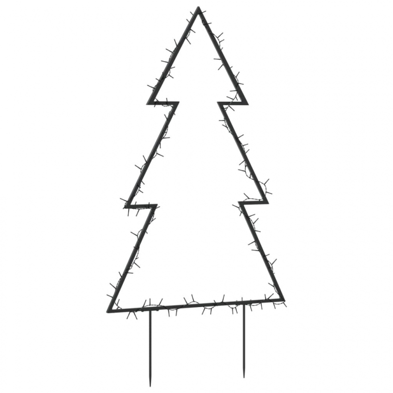 Weihnachtsbaum mit Erdspießen und 115 LEDs 90 cm