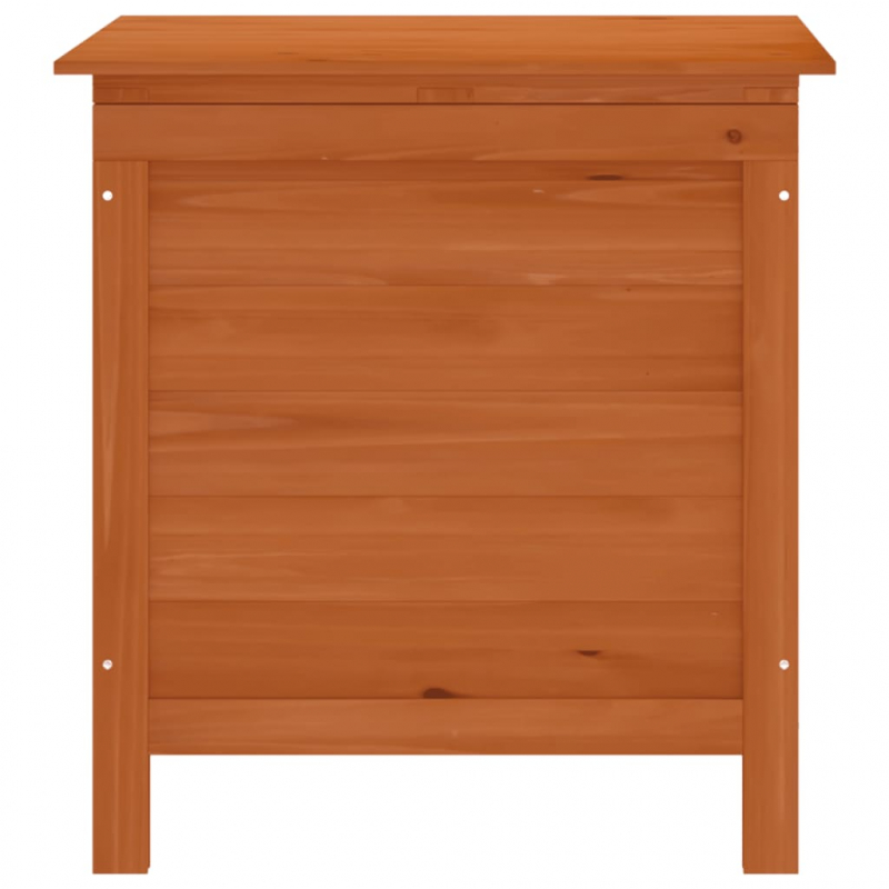 Gartentruhe Braun 50x49x56,5 cm Massivholz Tanne