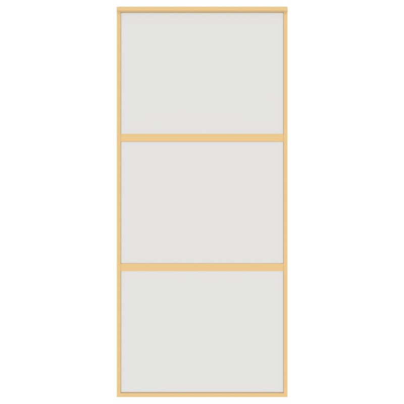 Schiebetür Golden 90x205 cm Matt ESG-Glas und Aluminium