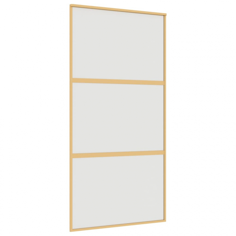 Schiebetür Golden 102,5x205 cm Matt ESG-Glas und Aluminium