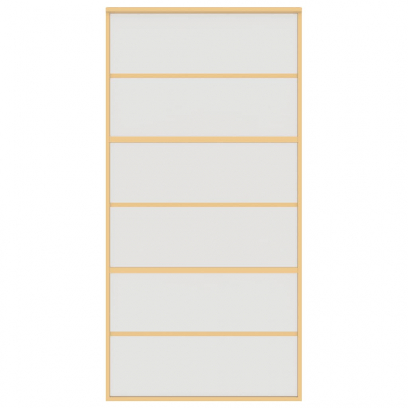 Schiebetür Golden 102,5x205 cm Matt ESG-Glas und Aluminium