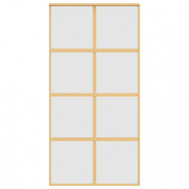 Schiebetür Golden 102,5x205 cm Matt ESG-Glas und Aluminium