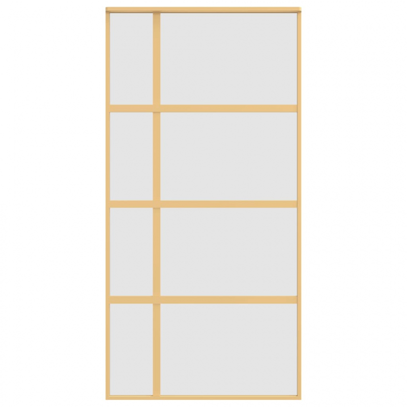 Schiebetür Golden 102,5x205 cm Matt ESG-Glas und Aluminium