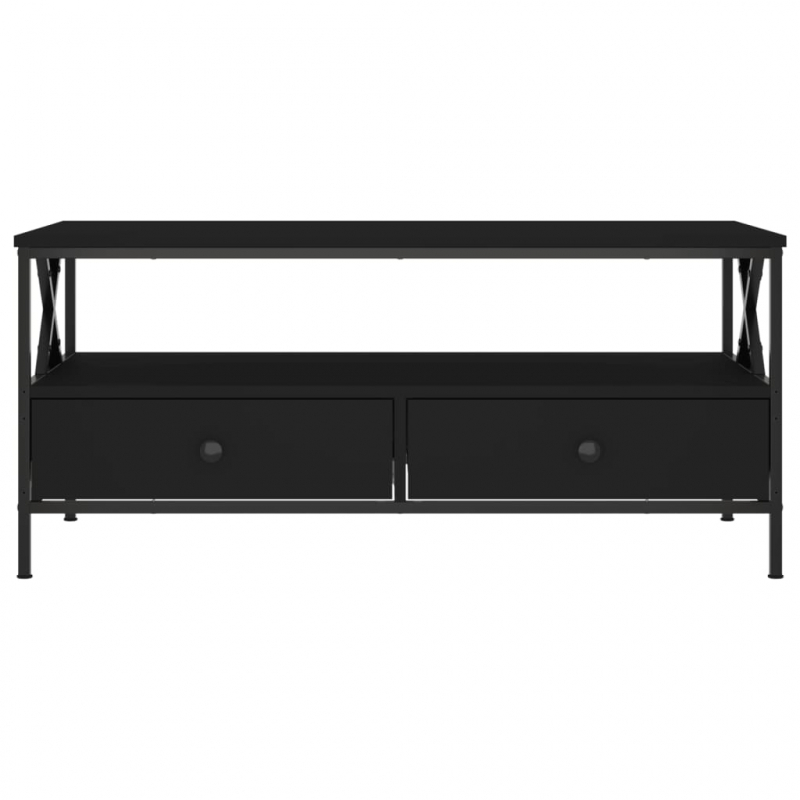 Couchtisch Schwarz 100x51x45 cm Holzwerkstoff