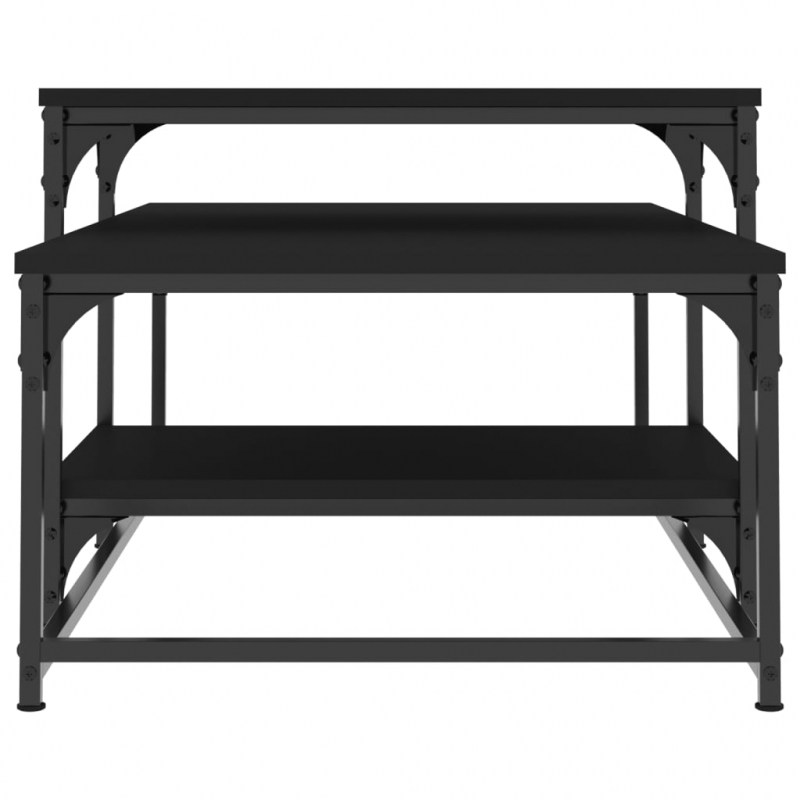 Couchtisch Schwarz 102x60x45 cm Holzwerkstoff