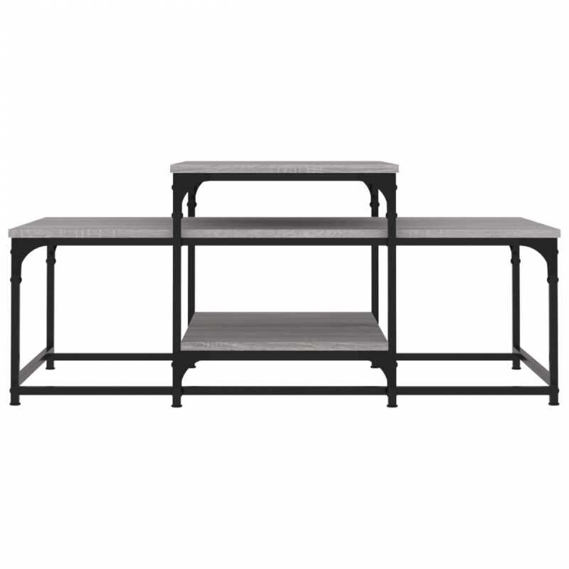 Couchtisch Grau Sonoma 102x60x45 cm Holzwerkstoff