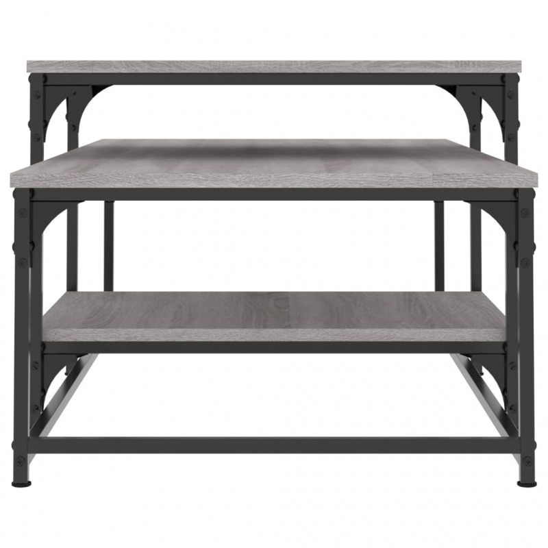Couchtisch Grau Sonoma 102x60x45 cm Holzwerkstoff