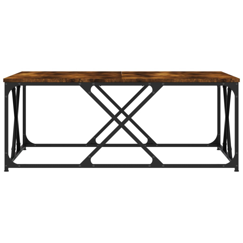 Couchtisch Räuchereiche 100x100x40 cm Holzwerkstoff