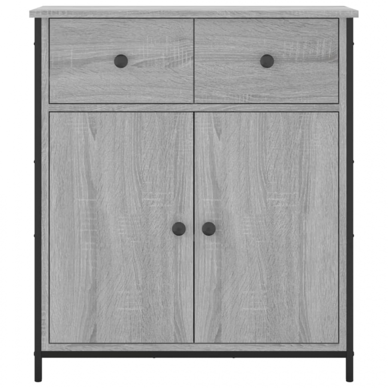 Sideboard Grau Sonoma 70x30x80 cm Holzwerkstoff