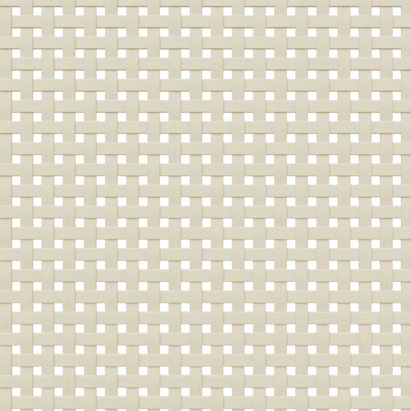 Highboard SENJA Rattan-Optik Braun 90x40x112 cm Kiefernholz