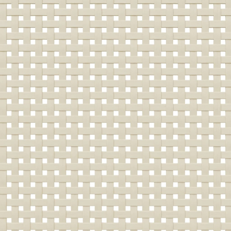 Bücherschrank SENJA Rattan-Look Weiß 90x35x130 cm Kiefernholz