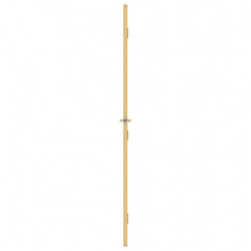 Innentür Schlank Golden 102,5x201,5 cm Hartglas und Aluminium
