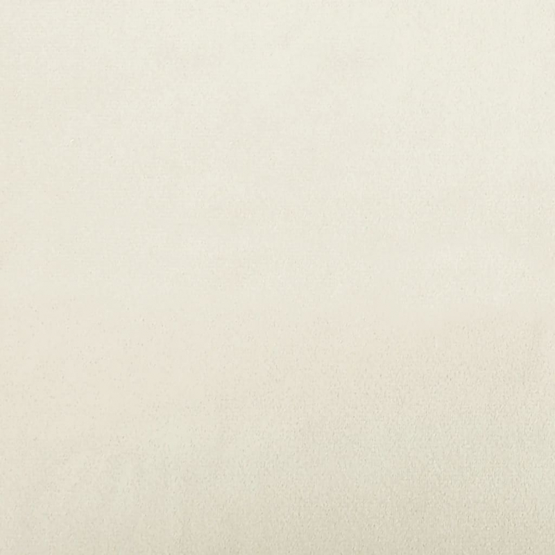 2-Sitzer-Sofa Creme 140 cm Samt