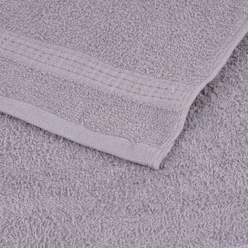 Badetücher 10 Stk. Grau 100x150 cm 360 g/m² 100% Baumwolle