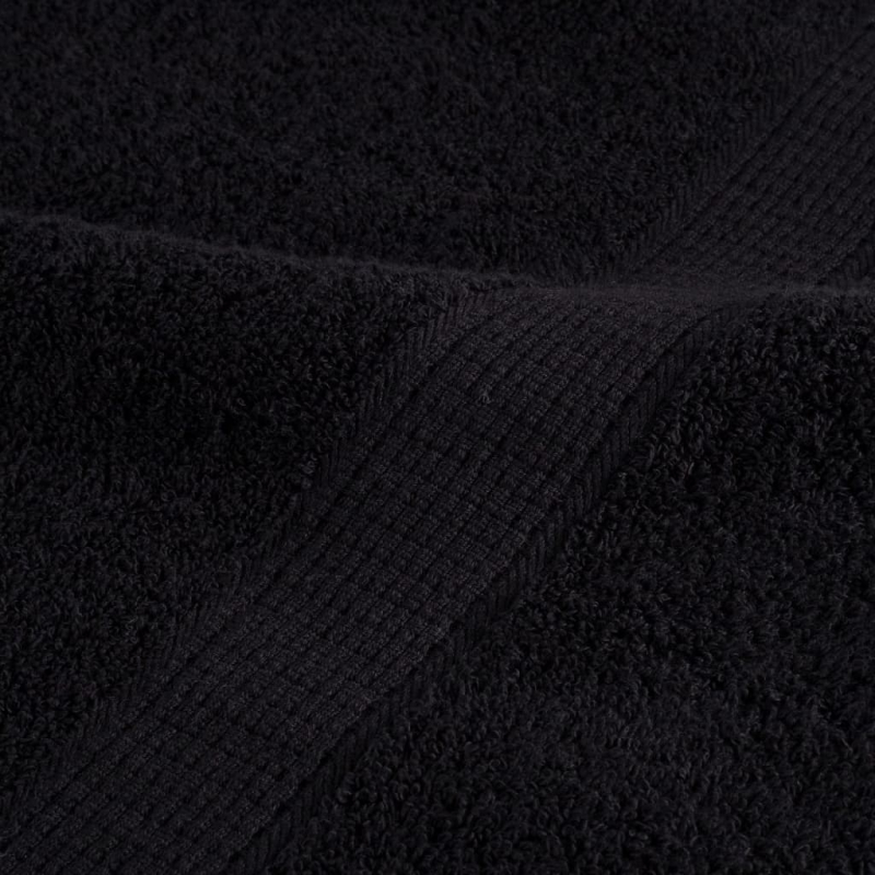 Premium-Duschtücher SOLUND 4 Stk. Schwarz 70x140 cm 600 g/m²