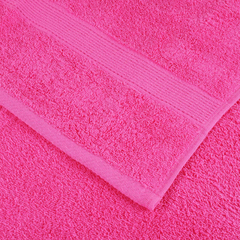 Premium-Duschtücher SOLUND 2 Stk. Rosa 70x140 cm 600 g/m²
