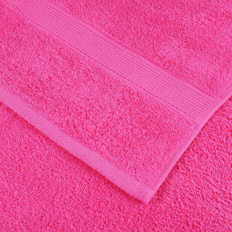 Premium-Duschtücher SOLUND 10 Stk. Rosa 70x140 cm 600 g/m²