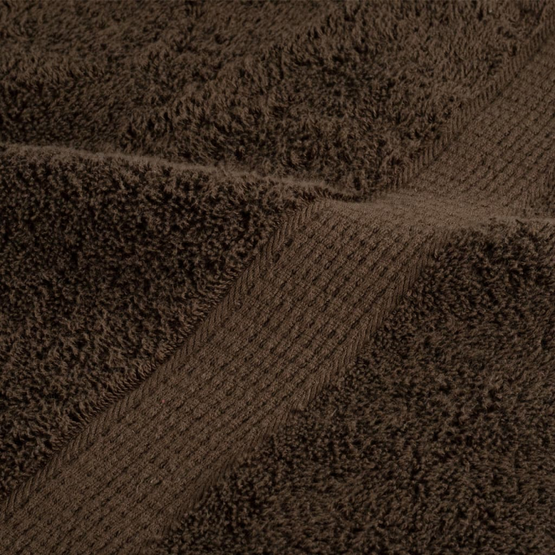 6 tlg. Premium-Handtuch-Set SOLUND Braun 600 g/m²