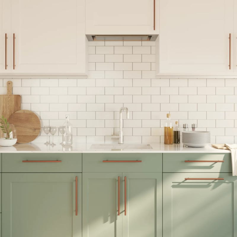 Möbelgriffe 20 Stk. Bronzen 224 mm Edelstahl