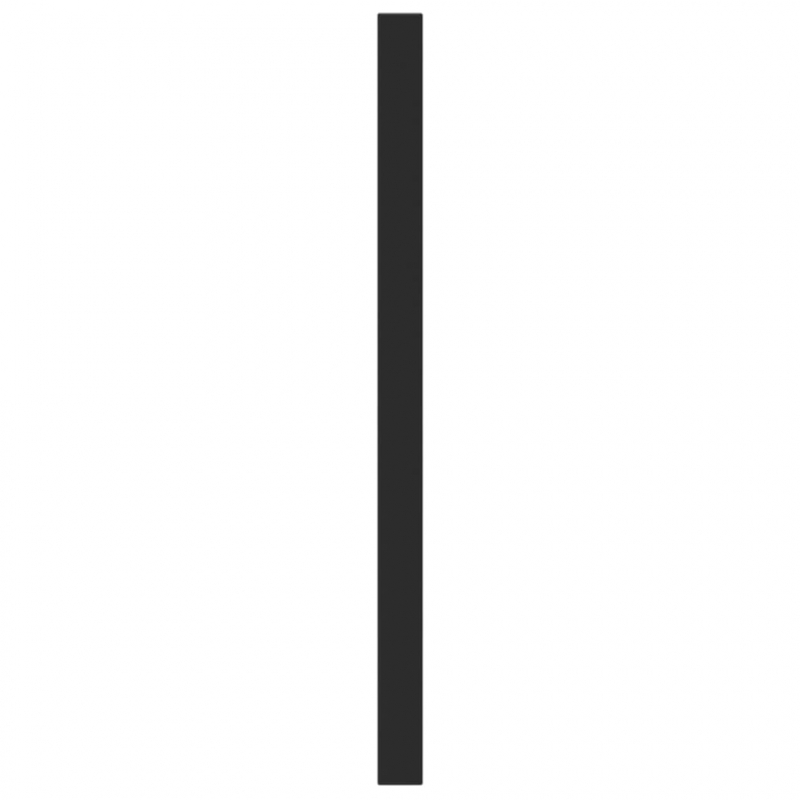 Möbelgriffe 10 Stk. Schwarz 192 mm Edelstahl