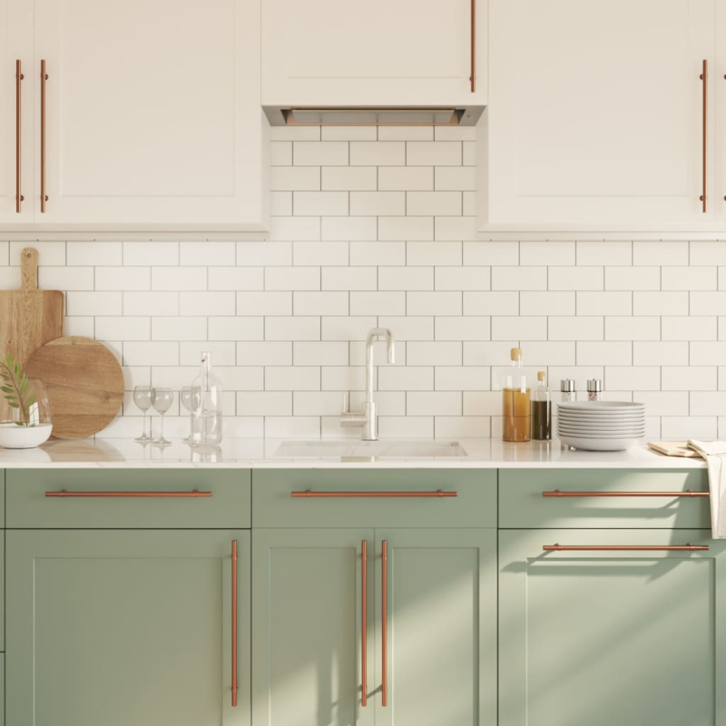 Möbelgriffe 20 Stk. Bronzen 320 mm Edelstahl