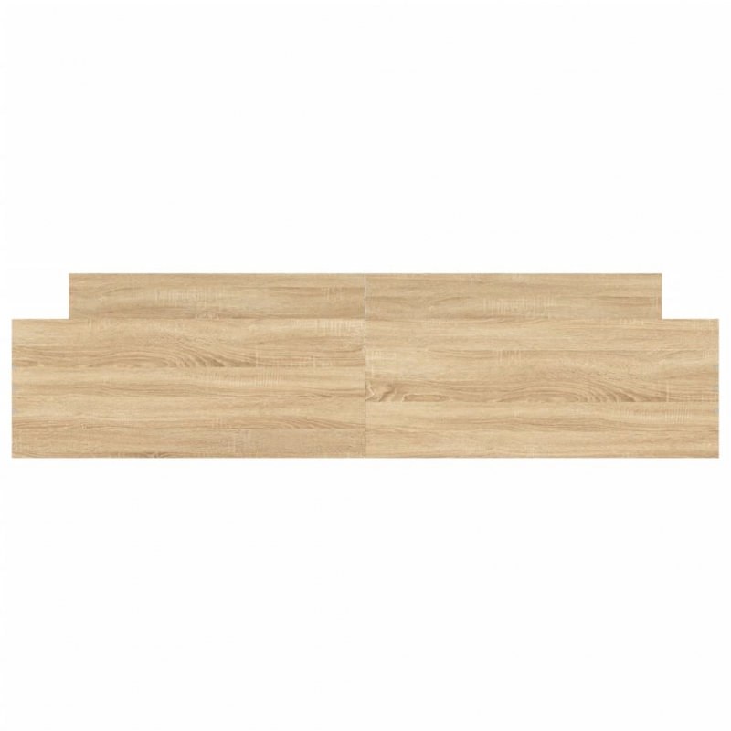 Bettgestell mit Kopf- und Fußteil Sonoma-Eiche 180x200 cm