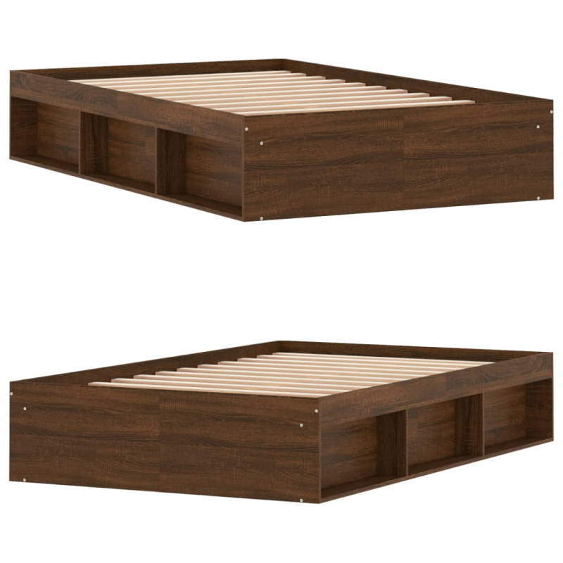 Bettgestell Braun Eichen-Optik 120x190 cm