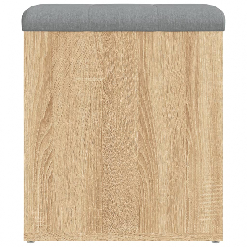 Sitzbank mit Stauraum Sonoma-Eiche 42x42x45 cm Holzwerkstoff