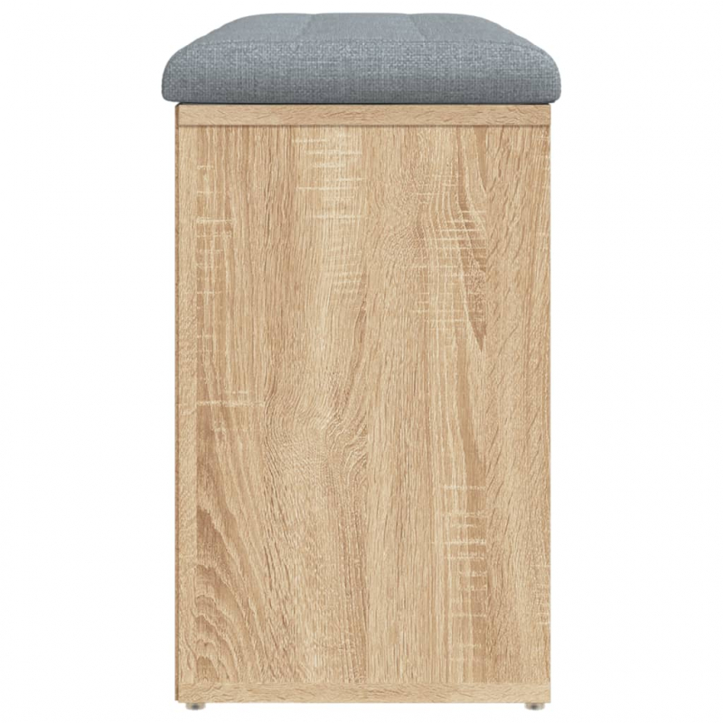 Schuhbank Sonoma-Eiche 82x32x50 cm Holzwerkstoff
