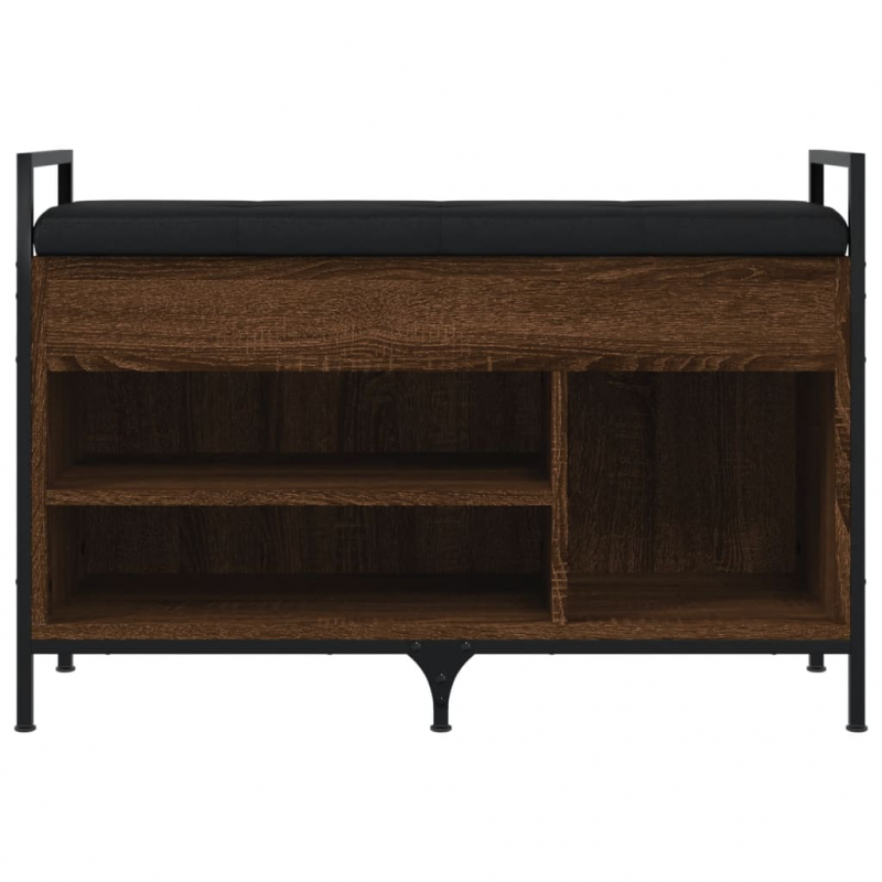 Schuhbank Braun Eichen-Optik 85,5x32x57,5 cm Holzwerkstoff