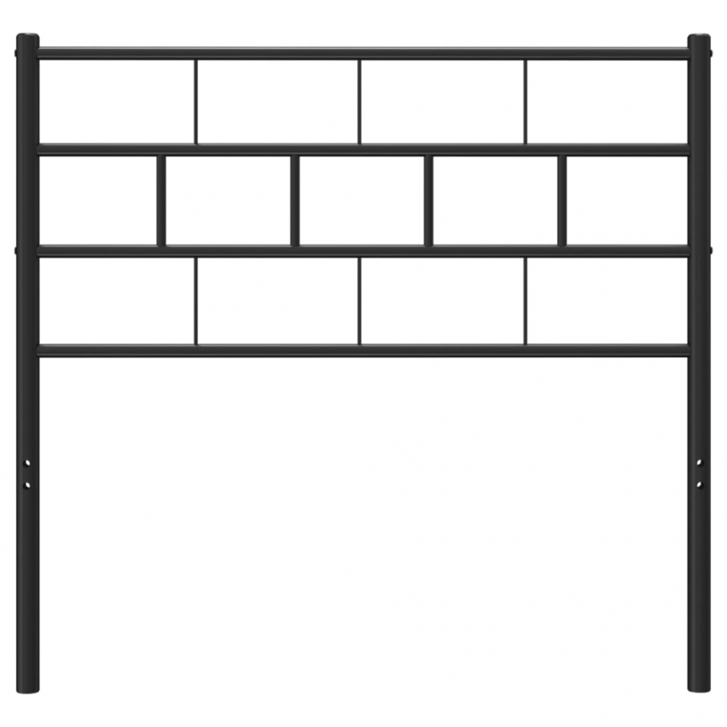 Kopfteil Metall Schwarz 75 cm