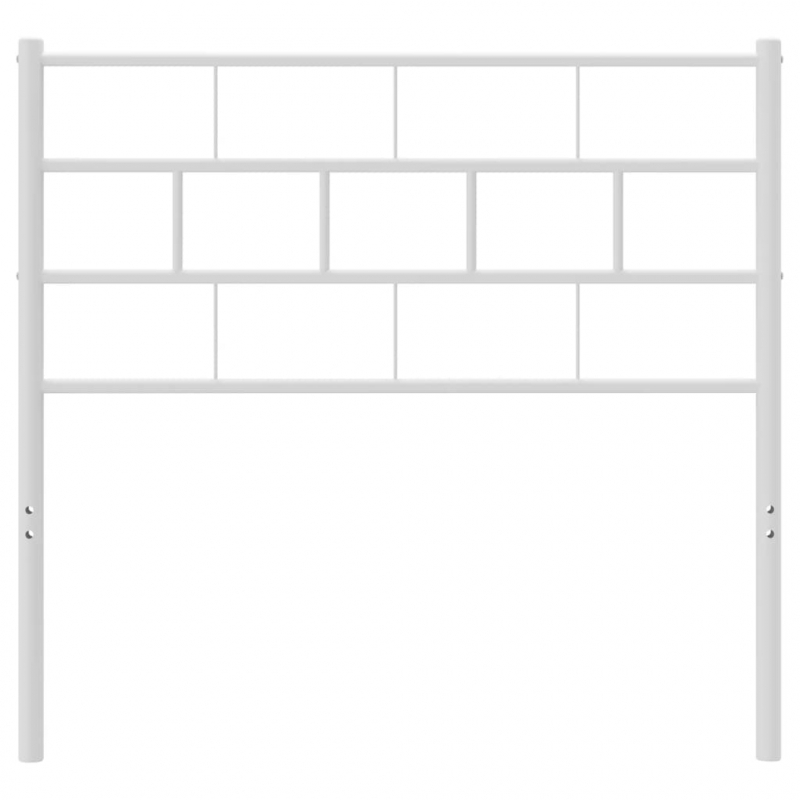 Kopfteil Metall Weiß 100 cm