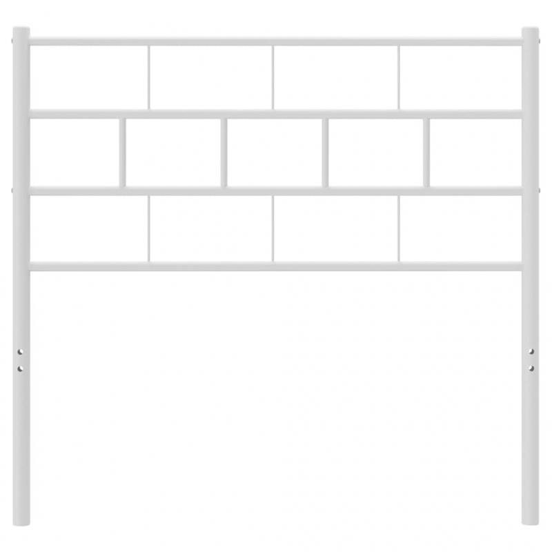 Kopfteil Metall Weiß 107 cm