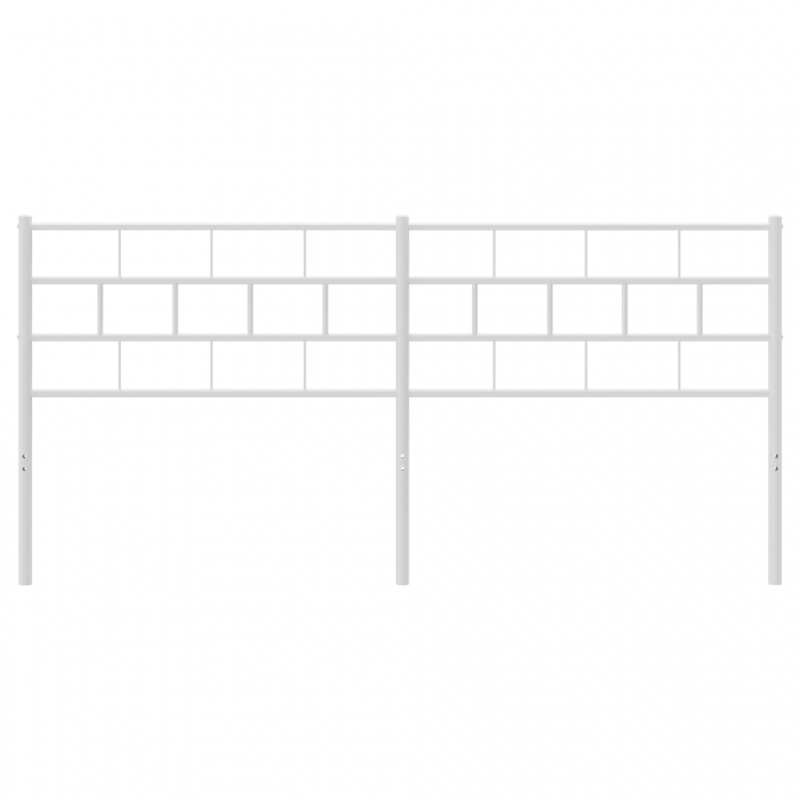 Kopfteil Metall Weiß 160 cm