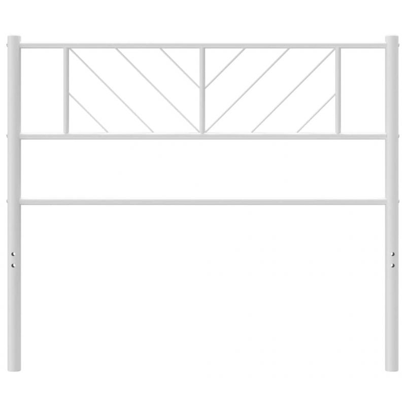 Kopfteil Metall Weiß 90 cm