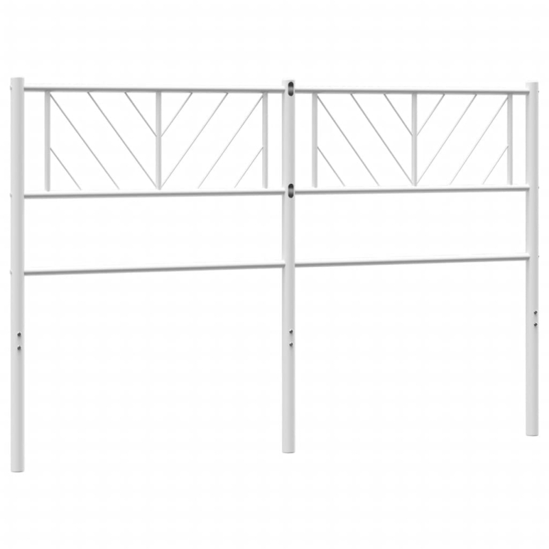 Kopfteil Metall Weiß 140 cm