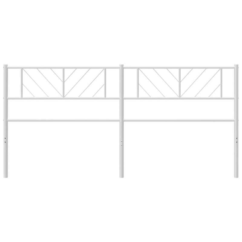 Kopfteil Metall Weiß 180 cm