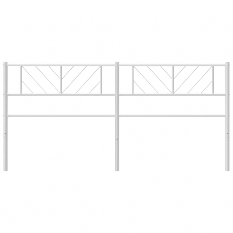 Kopfteil Metall Weiß 200 cm