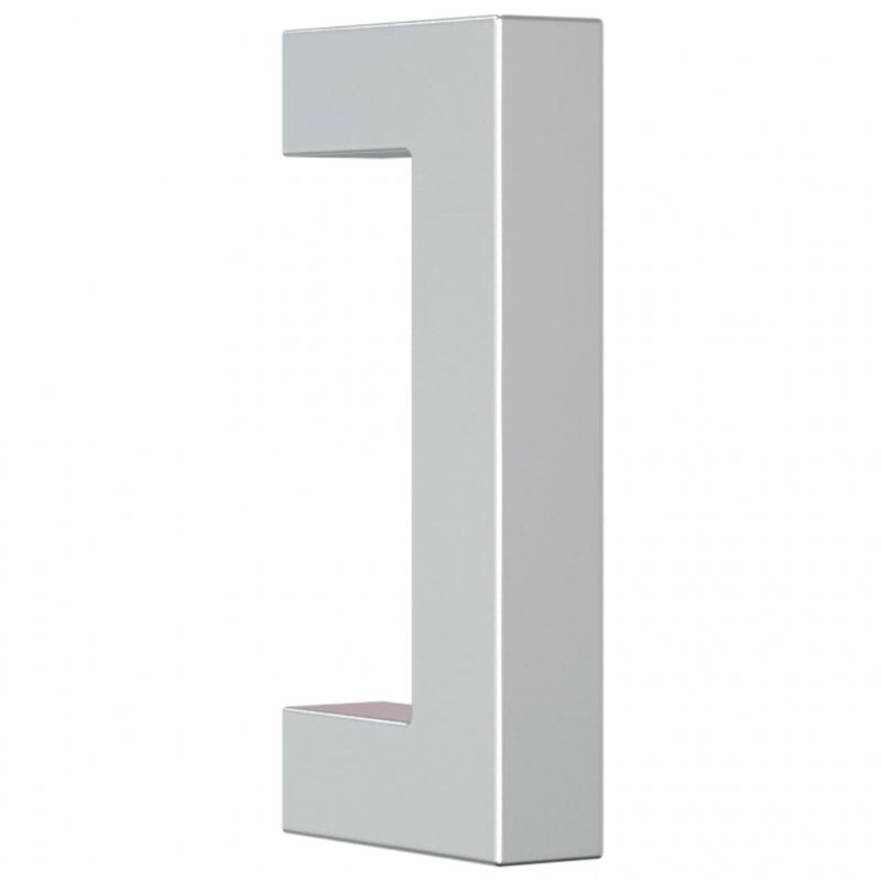 Möbelgriffe 10 Stk. Silbern 64 mm Edelstahl