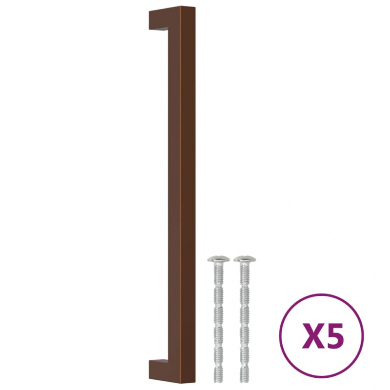 Möbelgriffe 5 Stk. Bronzen 224 mm Edelstahl