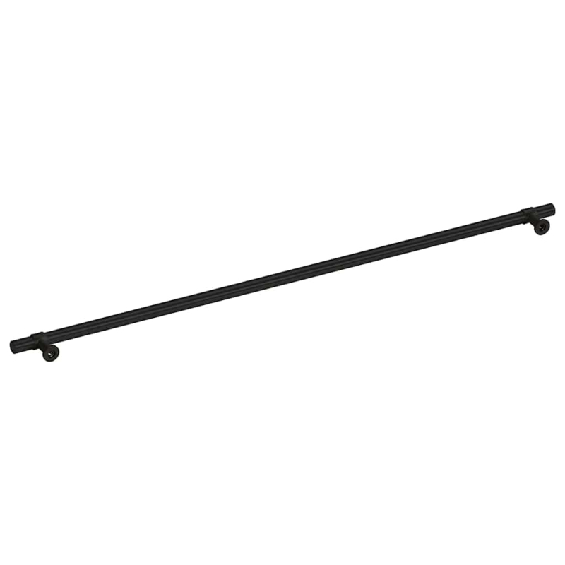 Möbelgriffe 5 Stk. Schwarz 480 mm Edelstahl