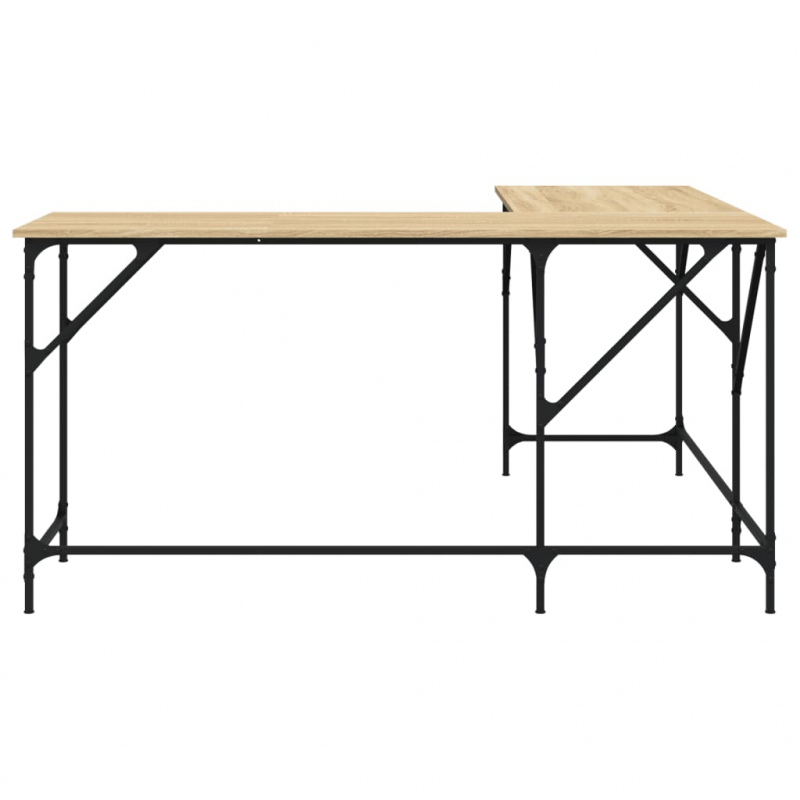 Schreibtisch Sonoma-Eiche 149x149x75 cm Holzwerkstoff