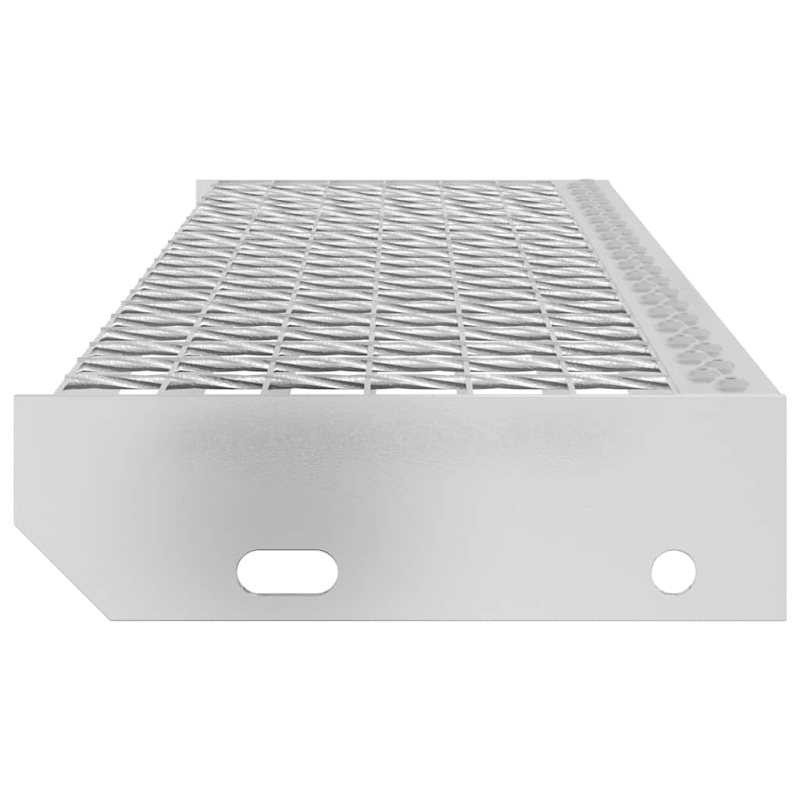 Gitterroststufe 90x24x7 cm Verzinkter Stahl